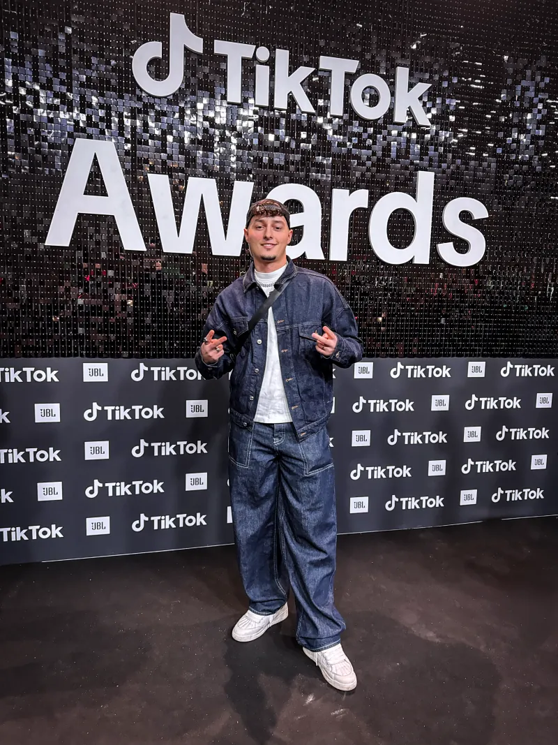 Nikolai Savic at the TikTok Awards